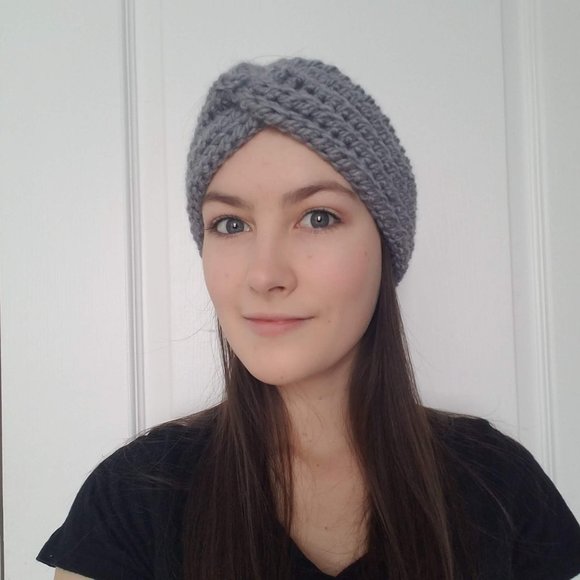 Crochet winter Headband - Picture 7 of 8